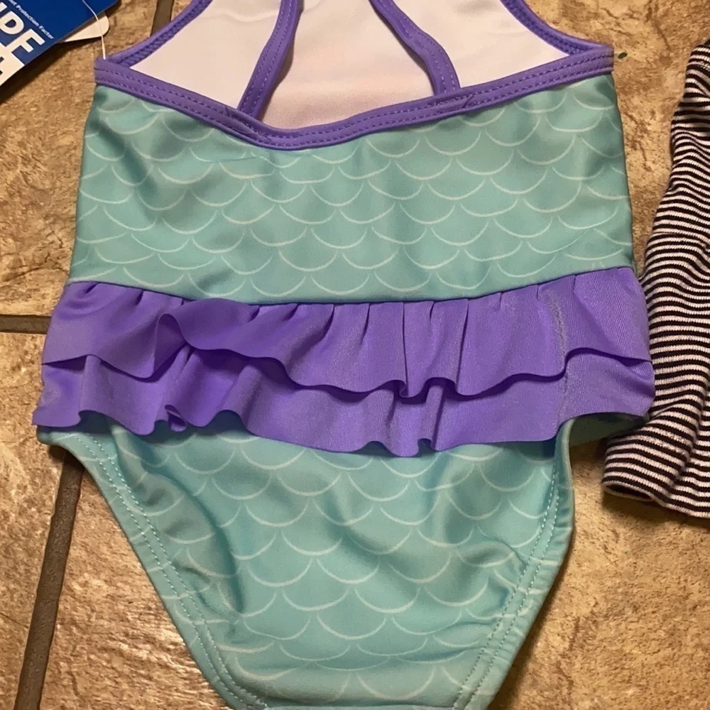 Little Mermaid Newborn & 3-6 month Swimming / Summer Bundle Infant Resort